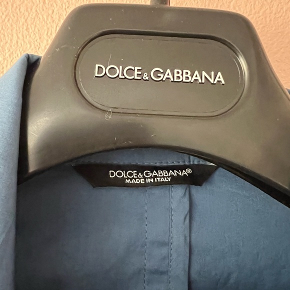 Dolce and Gabbana cotton light blue double breasted suit size 48 IT - Picture 6 of 7